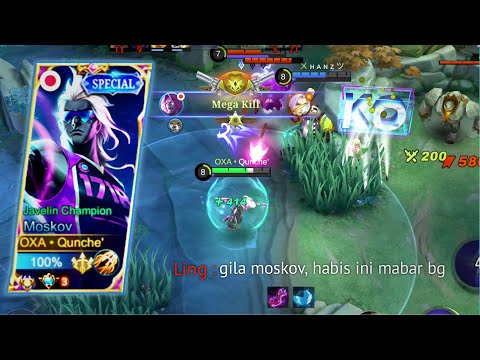 SOLO RANK TOP GLOBAL MOSKOV !! MOSKOV VS POPOL AND KUPA | BUILD MOSKOV TERSAKIT 2022 - MLBB