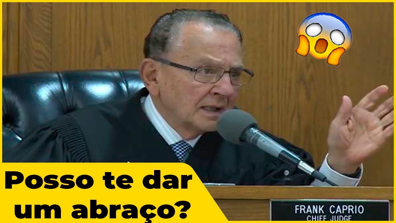 O MELHOR JUIZ DO MUNDO: Posso te dar um abraço?