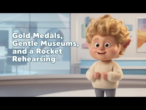 Gold Medals, Gentle Museums, and a Rocket That’s Rehearsing