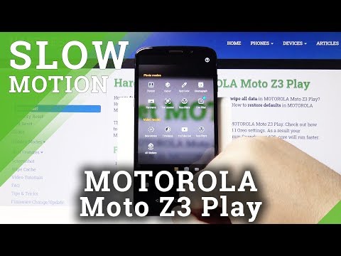 How to Activate Slow Motion in Motorola Moto Z3 Play - Record Videos in Slow Motion