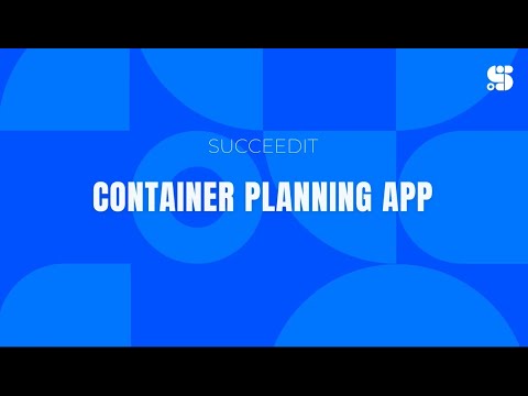 Container Planning App - An extension for Microsoft Dynamics 365 Business Central by SucceedIT