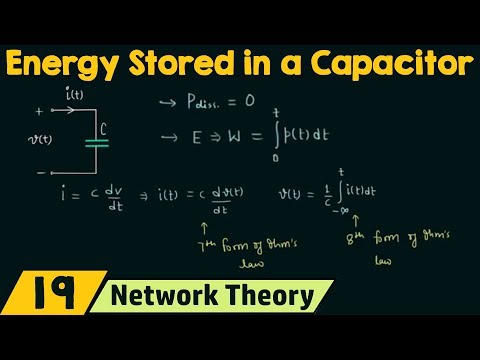 Energy Stored in a Capacitor