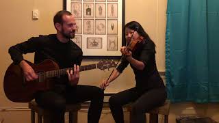 Acoustic violin and guitar cover - Deafheaven - Brought to the Water