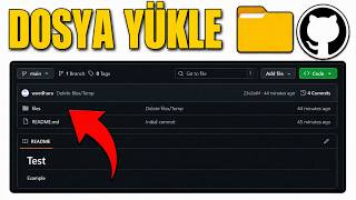 GitHub’a Dosya YÜKLEME | Bir Repository’ye Dosya ve Klasör Ekleme