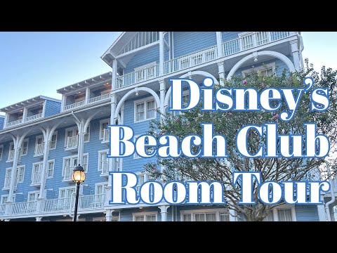 🏖️ Disney’s Beach Club Resort Room Tour | Standard Room 5th Sleeper + Balcony at Walt Disney World