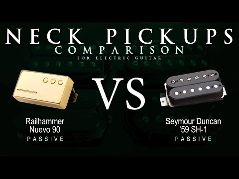 Railhammer NUEVO 90 vs Seymour Duncan 59' SH-1 - Neck Guitar Pickup Comparison Tone Demo