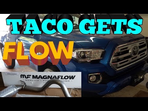 2018 Tacoma Magnaflow cat. back exhaust | HOW TO INSTALL