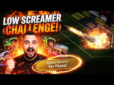 SADECE LOW SCREAMER ile GOL ATMA CHALLENGE! 🚀 KAZANAMAZSAM 5 EPİK/SHOW-TIME SİLERİM!