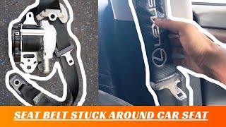 How to Unlock Seatbelt after accident (LEXUS)