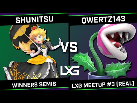 Shunitsu (Peach) vs qwertz143 (Piranha Plant) - lxg meetup #3 (real)