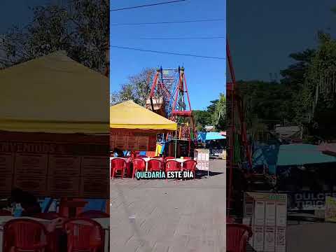 Paseando por el parque de Tejutla, Chalatenango… mi bello pueblito