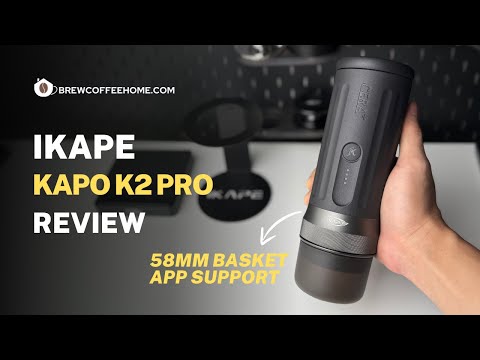 IKAPE KAPO K2 PRO Portable Espresso Maker Review | Heat & BREW | 58mm | App Support | Large Battery