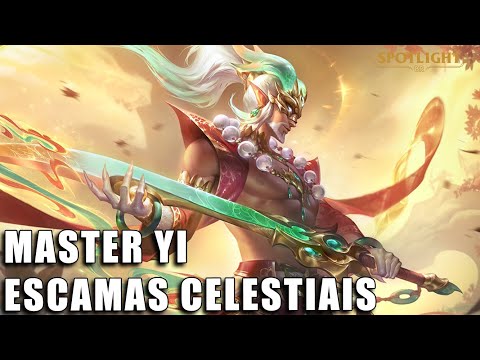 Master Yi Escamas Celestiais - League of Legends COMPLETO