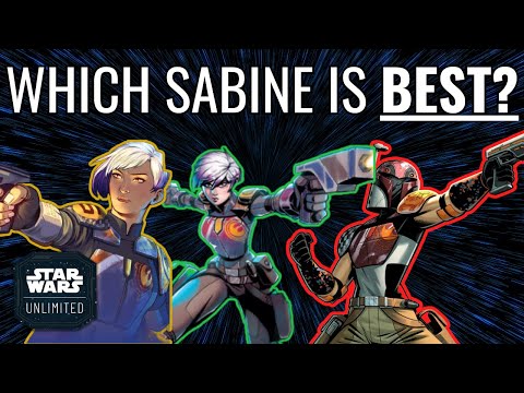 Which Sabine Deck is Best for YOU in Star Wars Unlimited? (Green, Yellow, and Double Red Compared!)