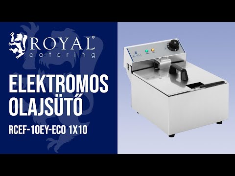 Videó - Elektromos olajsütő - 1 x 10 liter - ECO