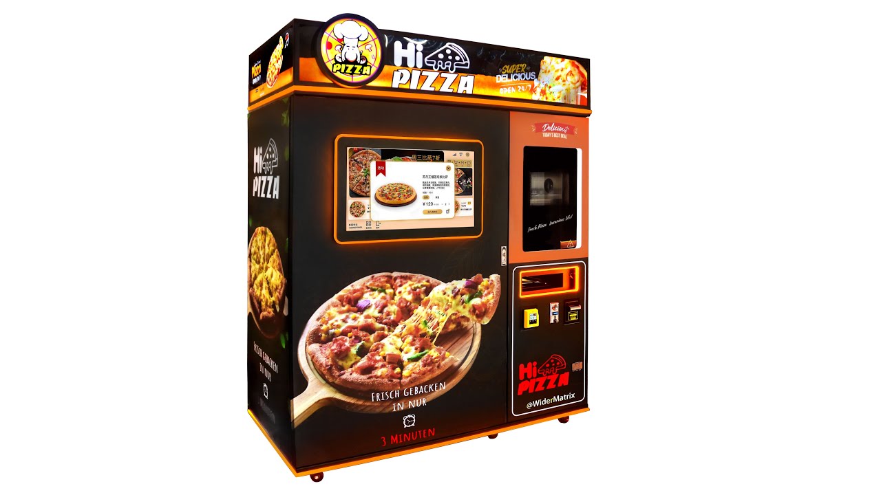 Pizza vending machine introduction
