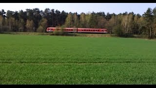 preview picture of video 'Wendlandbahn BR 628 bei Barendorf'