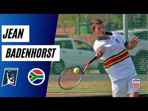Jean Badenhorst | Tennis Recruiting | ASM Scholarships