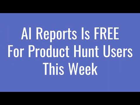 OrcaSheets AI Reports 소개 영상