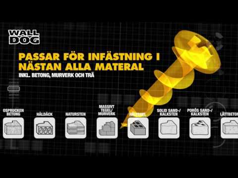 Walldog skruvankare