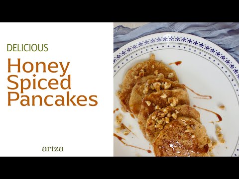 Honey-Spiced Pancakes | Fluffy, Easy, and Full of Holy Land Flavor 🇮🇱