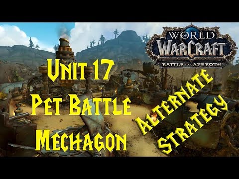 Unit 17 - Alternate Pet Battle Strategy Guide - WoW BFA 8.2