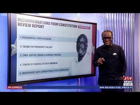 Constitution review: CRC report, government position paper and next steps.