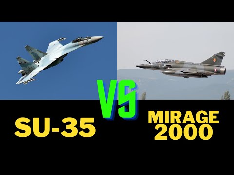 sukhoi Su-35 vs Dassault mirage-2000 comparison video