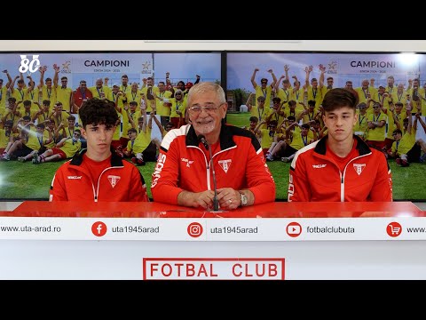 SuperCupa U17 | Declarații înaintea meciului cu trofeul pe masă, de pe arena "Francisc Neuman"