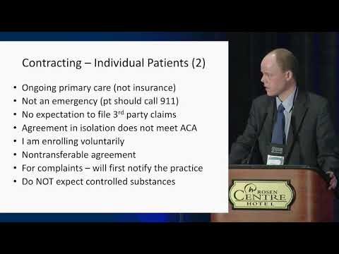 Legal Challenges for Starting A DPC Practice | DPC Nuts & Bolts 2017 (D4PCF)
