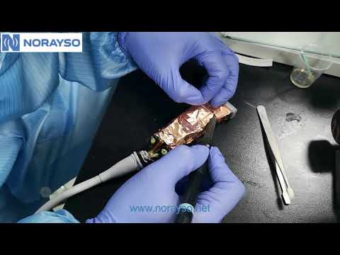 assembling video of Norayso plug-in type array/crystal (compatible for Siemens ultrasund probe 9L4)