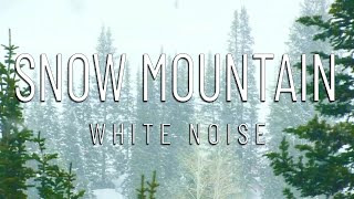 10 Hour Snow Storm | White Noise | Wind and Snow | Relax