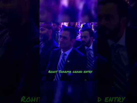 Rohit Sharma grand entry in the batter of the year 2019 award #shorts #trending #Ro #youtubeshorts