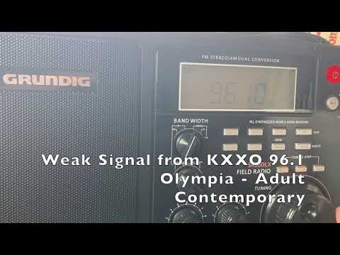 Nearly Blank FM Bandscan from Northwest Washington Coastline