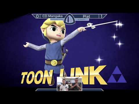 Sm4sh@Mines 46 - CD Mangaka (Cloud) Vs. Plat (Toon Link) - Winners Round 1