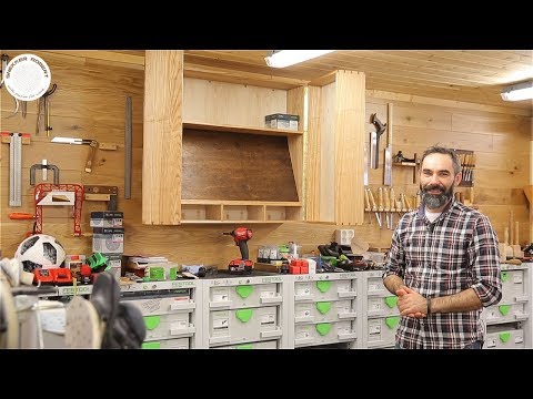 140 Wisząca szafka na narzędzia ręczne Part 3 / Making a Hand Tool Cabinet Organizer Part 3