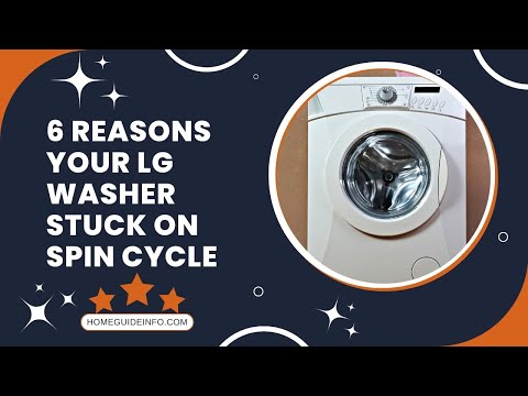 LG Washer Stuck On Spin Cycle | LG Washer Keeps Repeating Spin Cycle | 2022