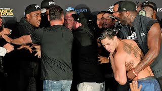 BRAWL! Devin Haney vs Ryan Garcia • Full Weigh in & HEATED Face Off