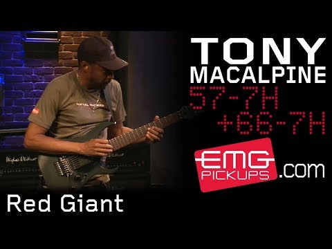 Tony MacAlpine and band play 