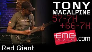 Tony MacAlpine and band play 