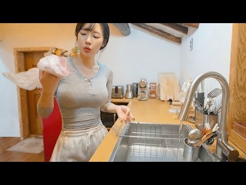 남해 바닷가 시골집 일상???? 밥 먹고 뒤 돌아서면 또 밥