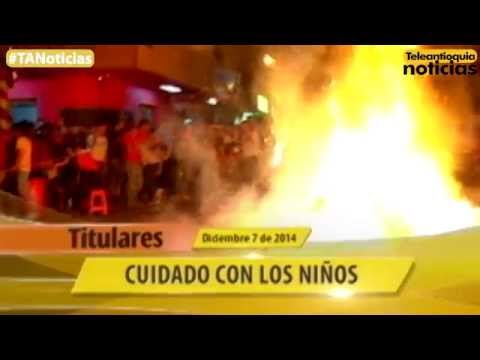Titulares de Teleantioquia Noticias - domingo 7 de diciembre de 2014 - 1:00 p.m.