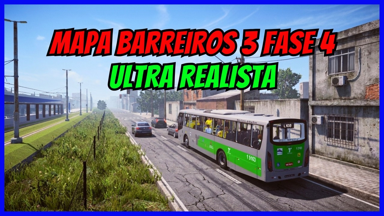 🔴Gameplay Proton Bus Simulator Mapa Barreiros 3 | Linha 103 | PBSU | Mods | PBS2 Android