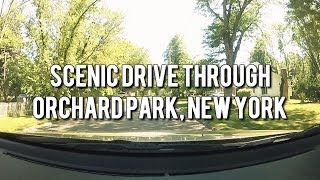 preview picture of video 'Let's Drive! Scenic Drive Through Orchard Park, New York'