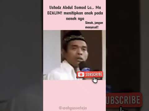 Ustadz Abdul somad Lc,. Ma - DZALIM!! menitpkan anak ke orang tua #ustadzabdulsomad #shorts #short