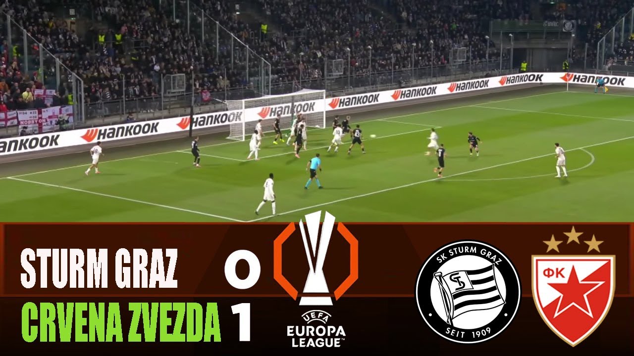 Sturm Graz vs Crvena zvezda All Goals & Highlights