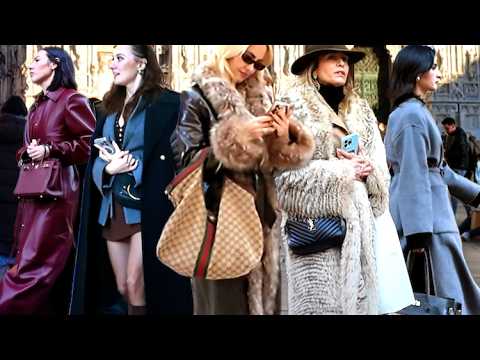 February 2026 Milan Street Fashion🇮🇹Quiet Luxury Looks. Trend Watch & Shopping Walk.