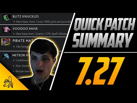 A Summary of the Most Impactful Changes of 7.27 | BSJ Dota 2 Patch Quick Review