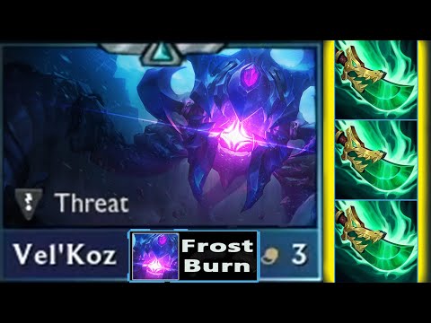 How Good Is Velkoz 3 Star with 3x Shojin ? One Shot wtih Frost Burn Velkoz Augment TFT SET 8