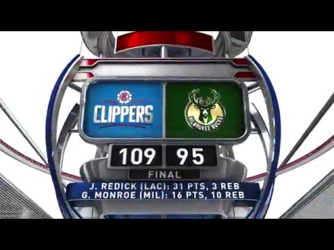 Los Angeles Clippers vs Milwaukee Bucks - December 9, 2015